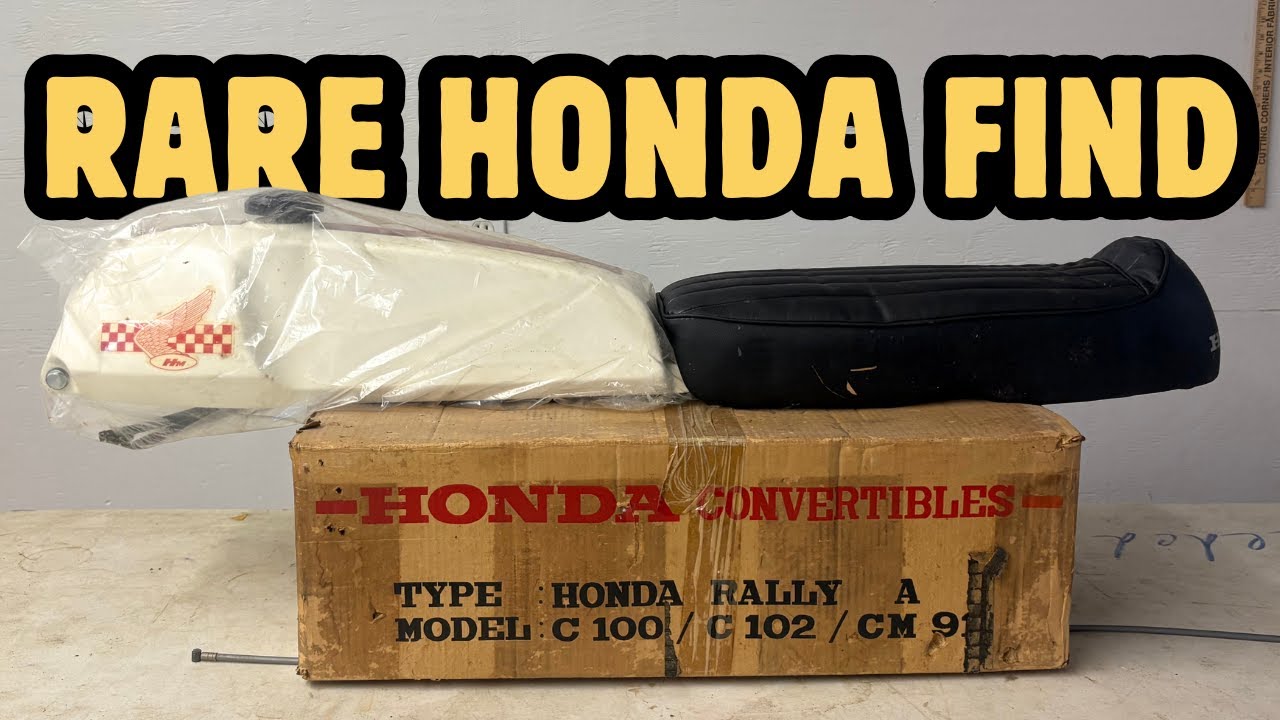 Attic Treasure Hunt: Discovering Honda's Lost Custom Kits - YouTube