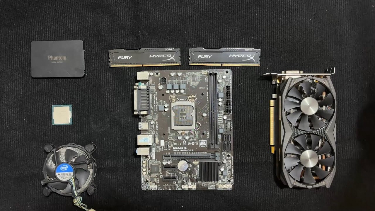 I5 6500 + GTX 960 2GB Low Budget Gaming PC Build - YouTube