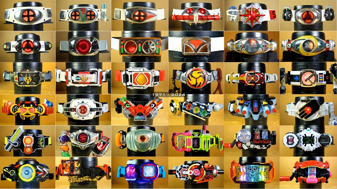 仮面ライダー DX変身ベルト・ドライバー 完全進化 1971- 2024 The