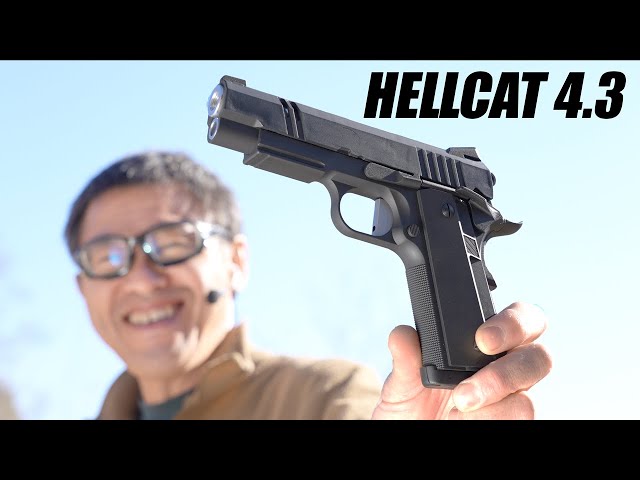 Carbon8 HellCat 4.3 Co2ガスブローバックガスガン レビュー - YouTube