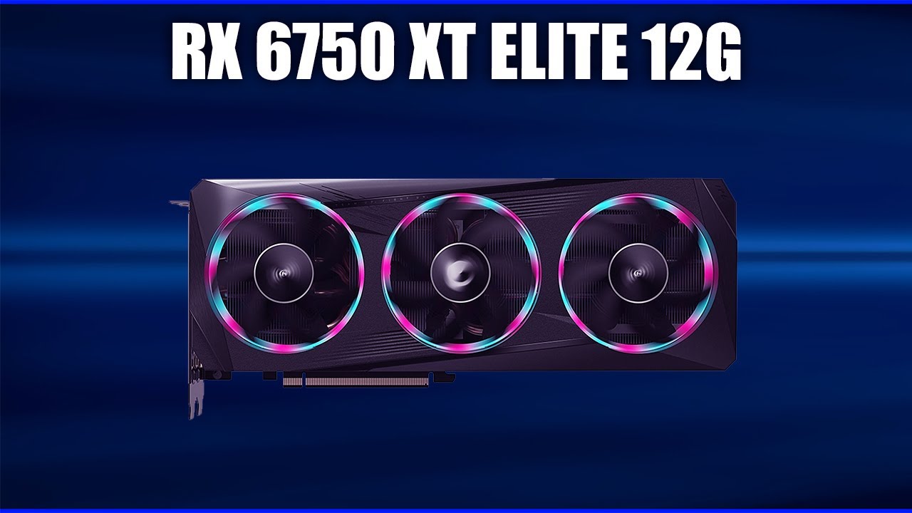 Gigabyte AORUS Radeon RX 6750 XT ELITE 12G (GV-R675XTAORUS E-12GD