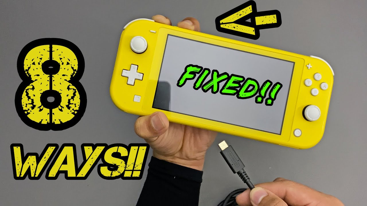 HOW to Fix Nintendo Switch LITE- [NO POWER!!] - YouTube