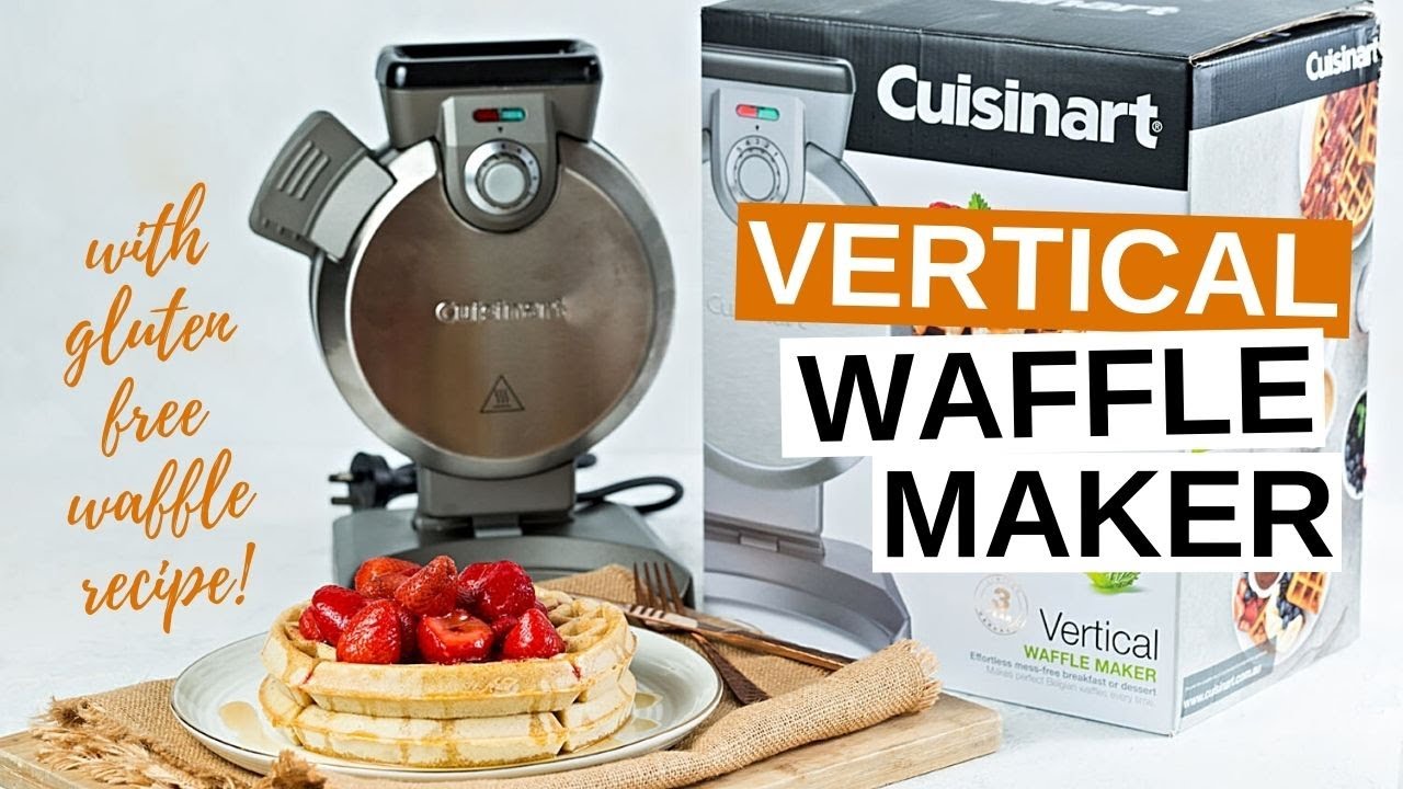 Cuisinart Vertical Waffle Maker WAF V100 review - YouTube