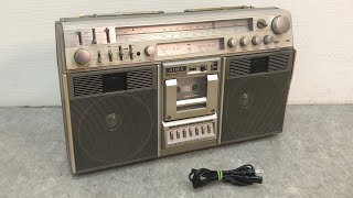 □ AIWA アイワ CS-90X ラジカセ ラジオ FM/AM ステレオ カセット