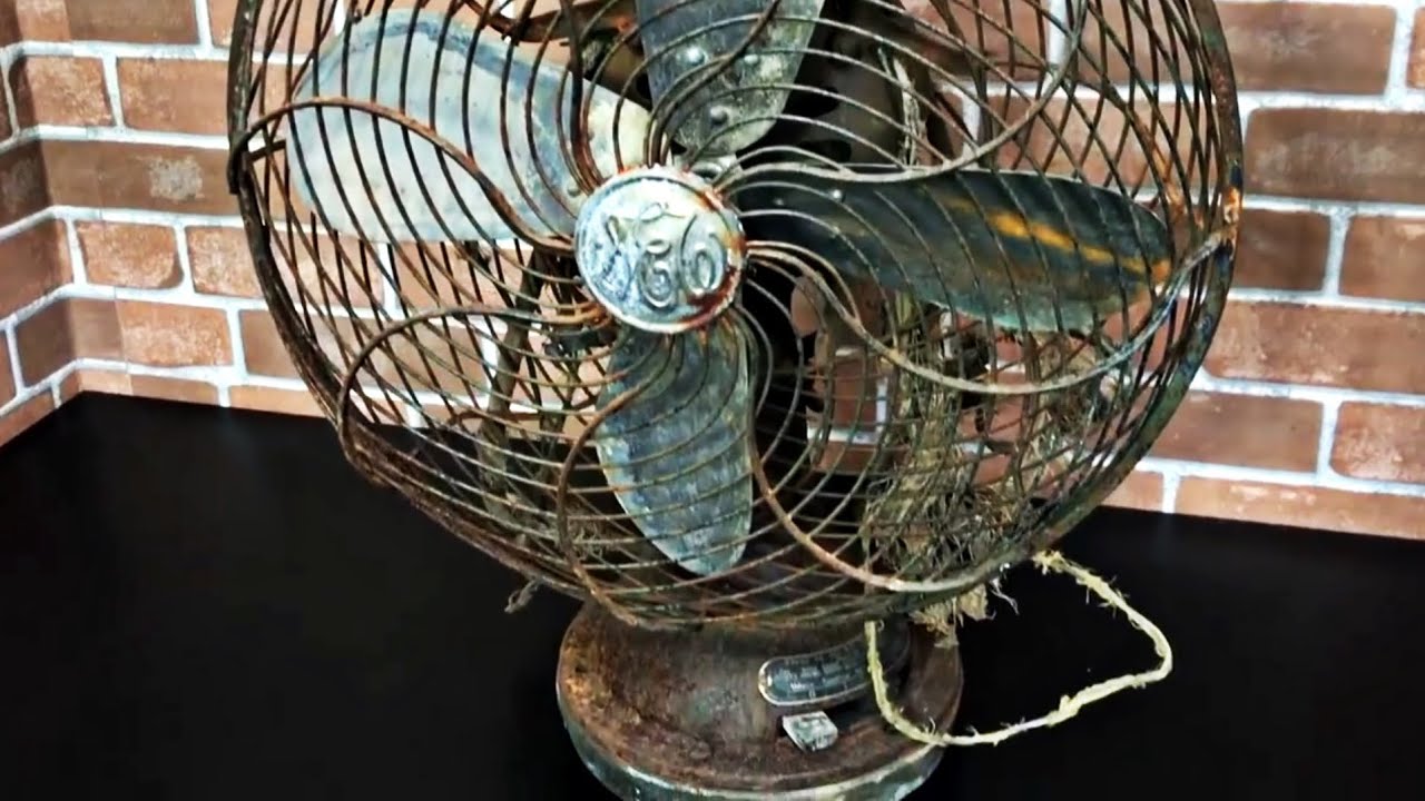 Restoration of an Antique Japanese Fan 芝浦レトロ扇風機を修理しま