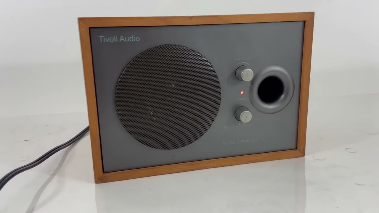 Tivoli Audio by Tom DeVesto Model Subwoofer - YouTube