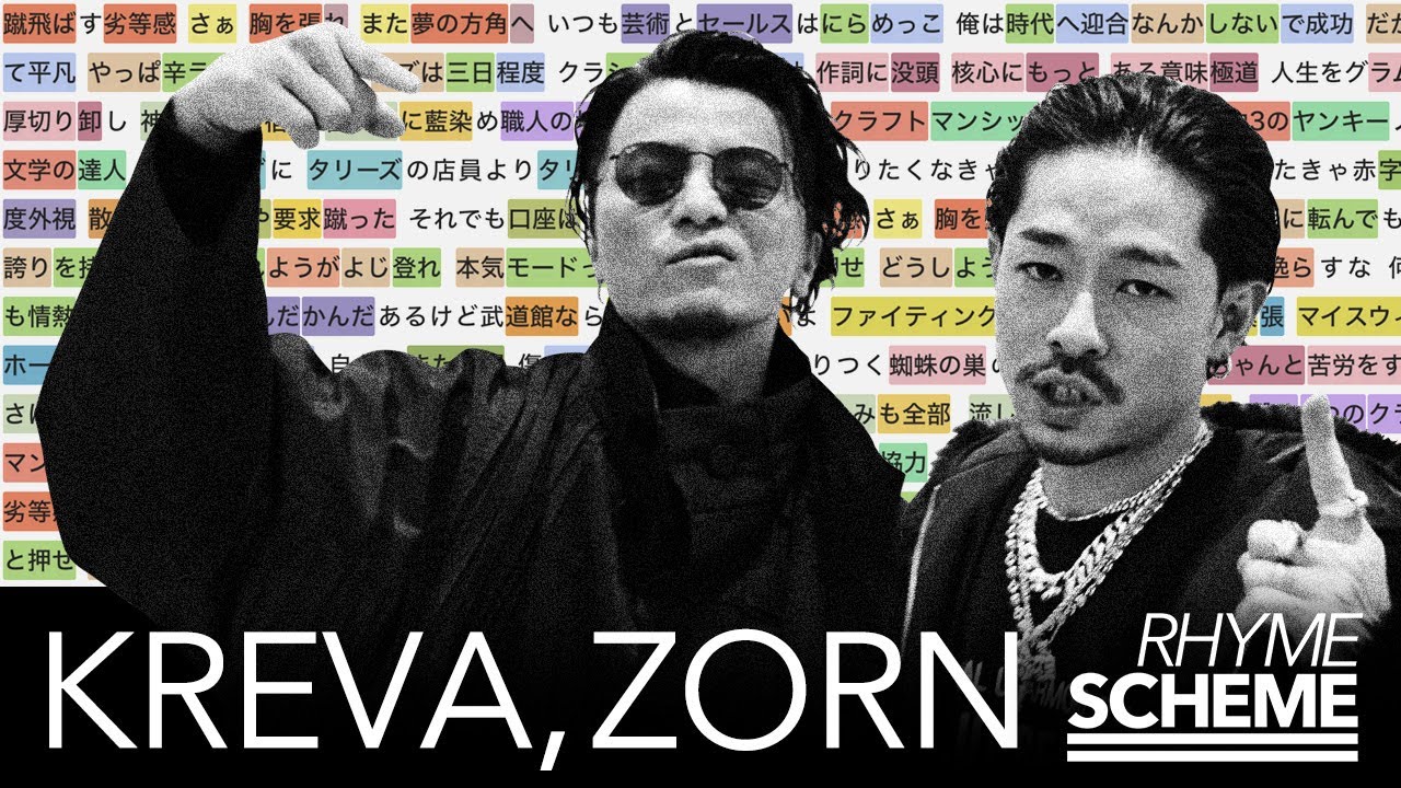 クラフト / KREVA feat. ZORN（2022） | Japanese Hiphop Rhyme Scheme