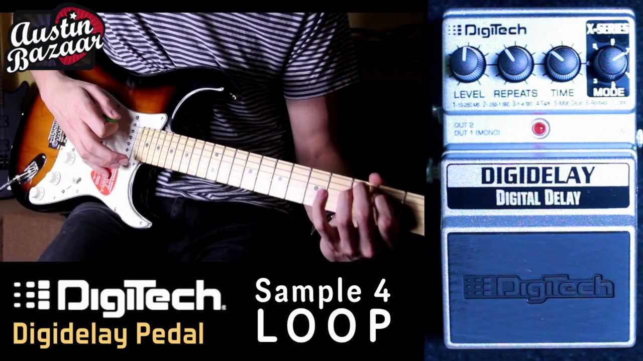 Digitech X-Series XDD DIGIDELAY Digital Delay Pedal Demo - YouTube