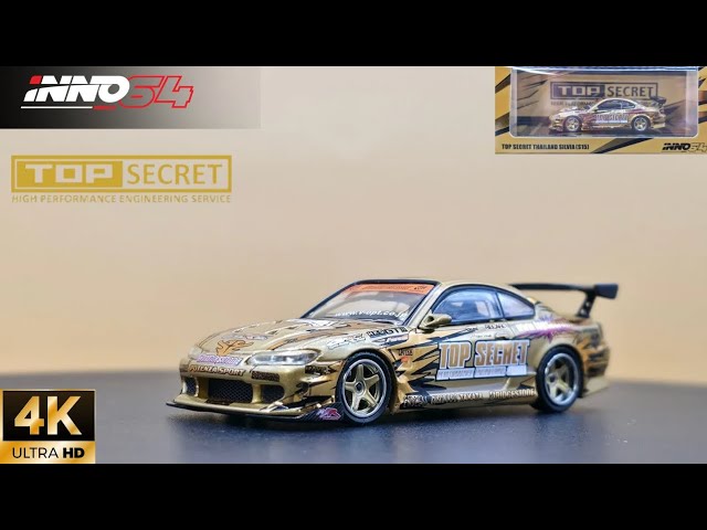 INNO MODEL 1/64 TOP SECRET THAILAND SILVIA (S15)Gold - YouTube