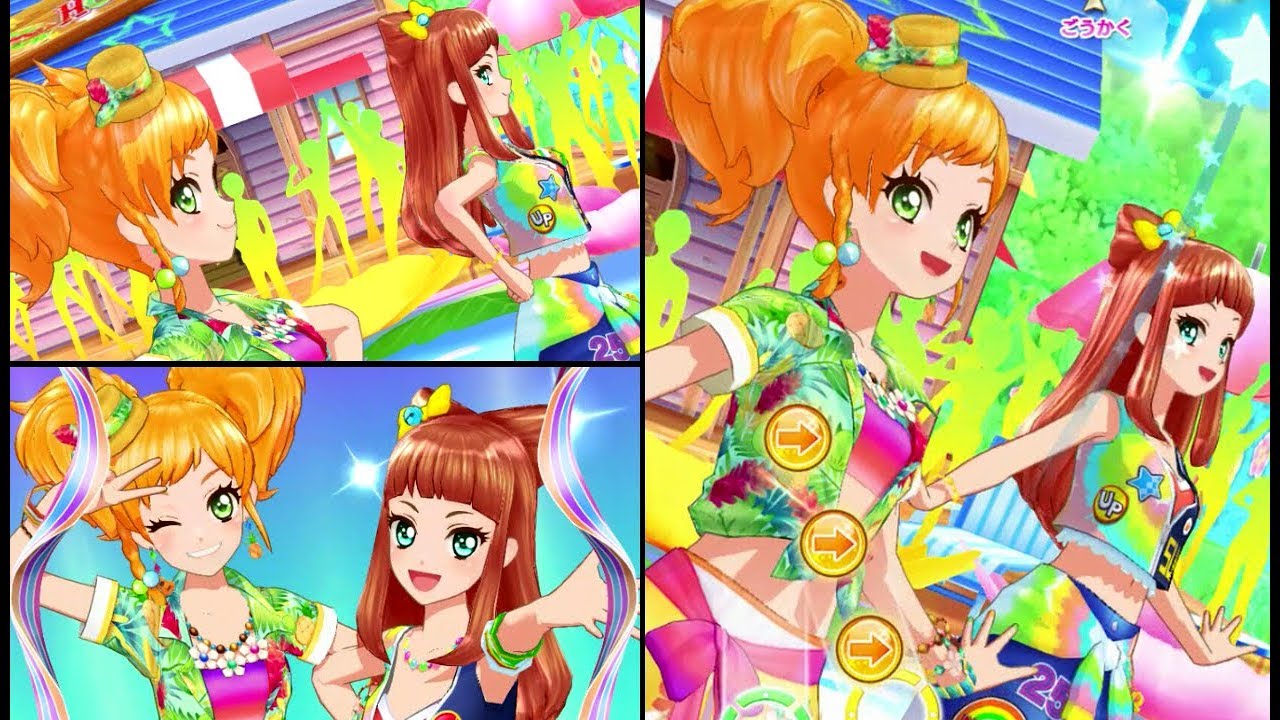 アイカツスターズ！二階堂ゆず&早乙女あこでネバギバ☆ ・ふつう（2人