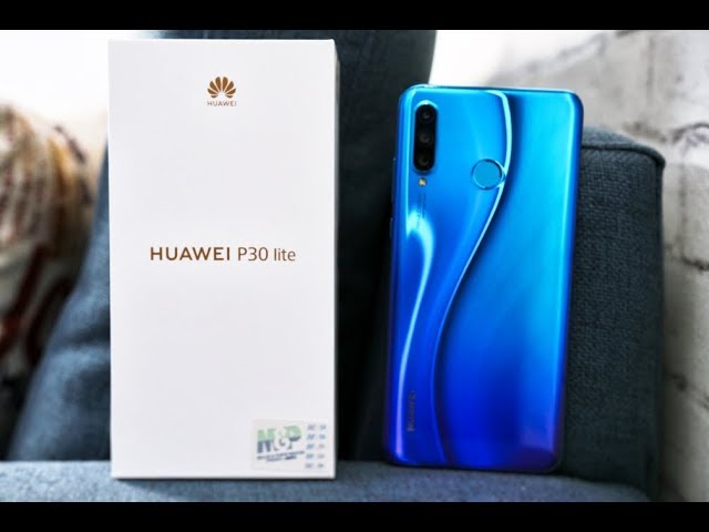 Peacock Blue Huawei P30 Lite Unboxing and First Impressions - YouTube