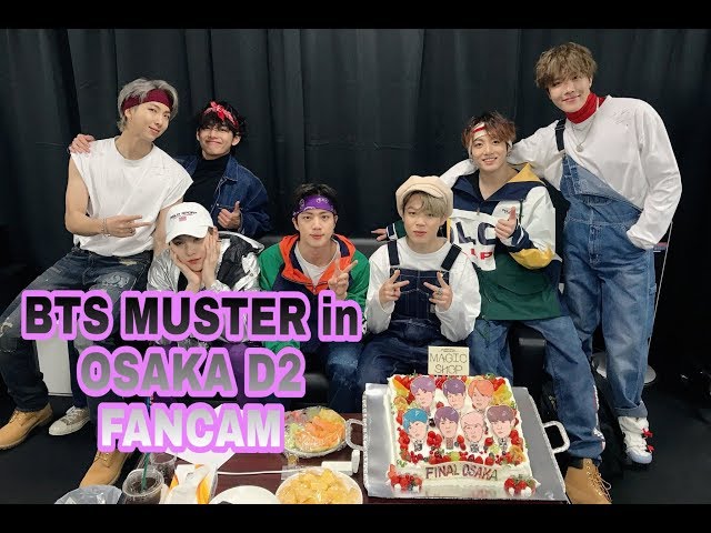 BTS 5TH MUSTER MAGIC SHOP in OSAKA D2 - ALL MOMENT FANCAM (191215