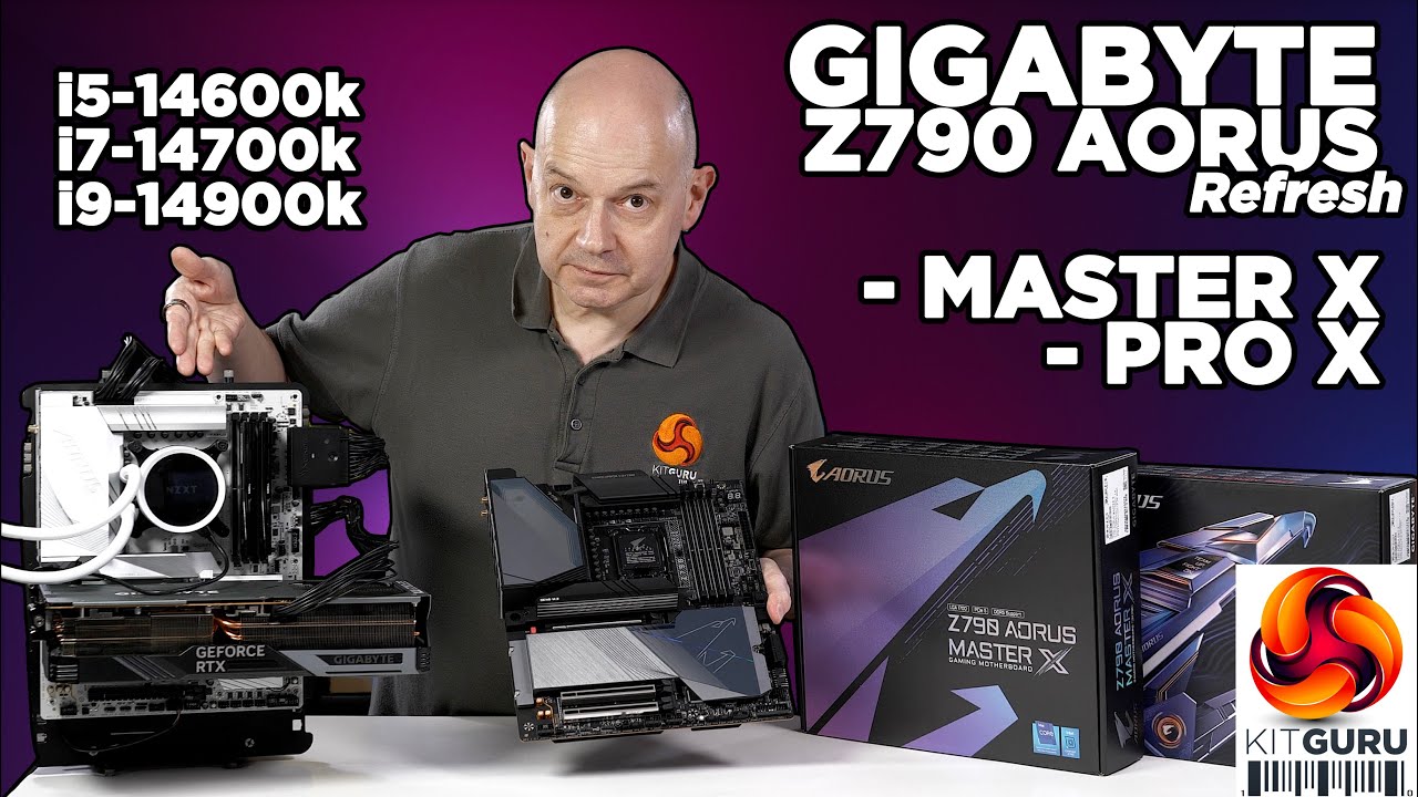 Gigabyte Z790 AORUS Refresh with 14th Gen i5, i7 and i9 - YouTube