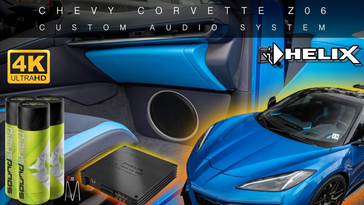 Chevy Corvette Z06 C8 - Custom Audio System Upgrade EXPLAINED