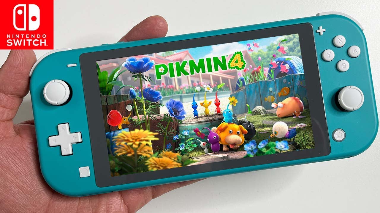 Pikmin 4 Nintendo Switch LITE Gameplay - YouTube