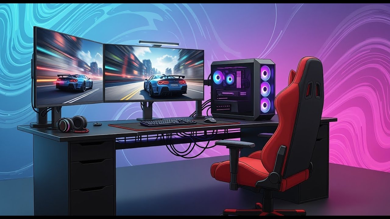 TESmart HKS202-M24 8K60Hz KVM Switch Gaming Dock for 2 PCs 2