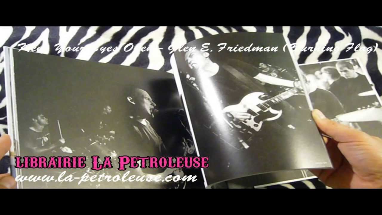 Livre / Book KEEP YOUR EYES OPEN Glen E.Friedman (Burning Flag) la