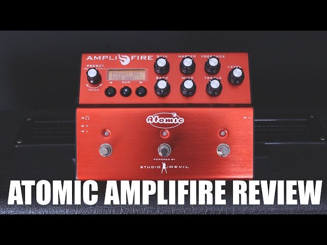 ATOMIC AMPLIFIRE PEDAL REVIEW BY AXEGRINDERUK - YouTube