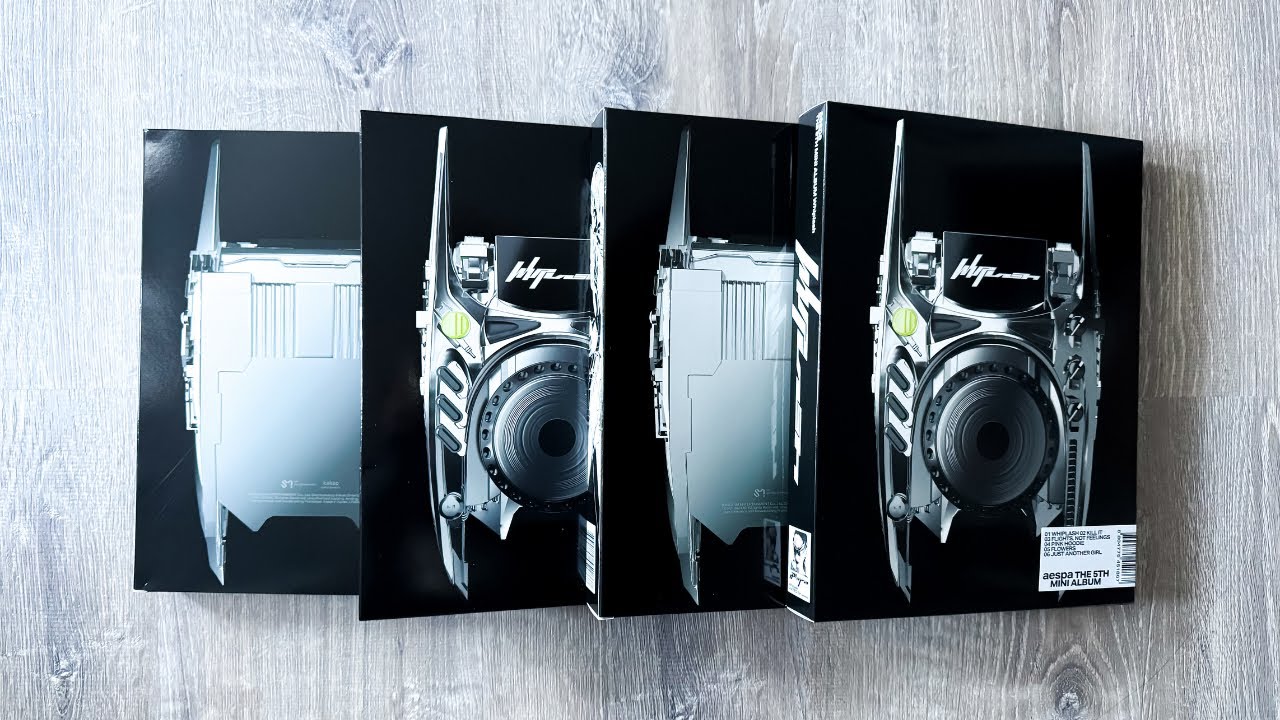 unboxing - aespa (에스파) the 5th mini album 'whiplash' limited