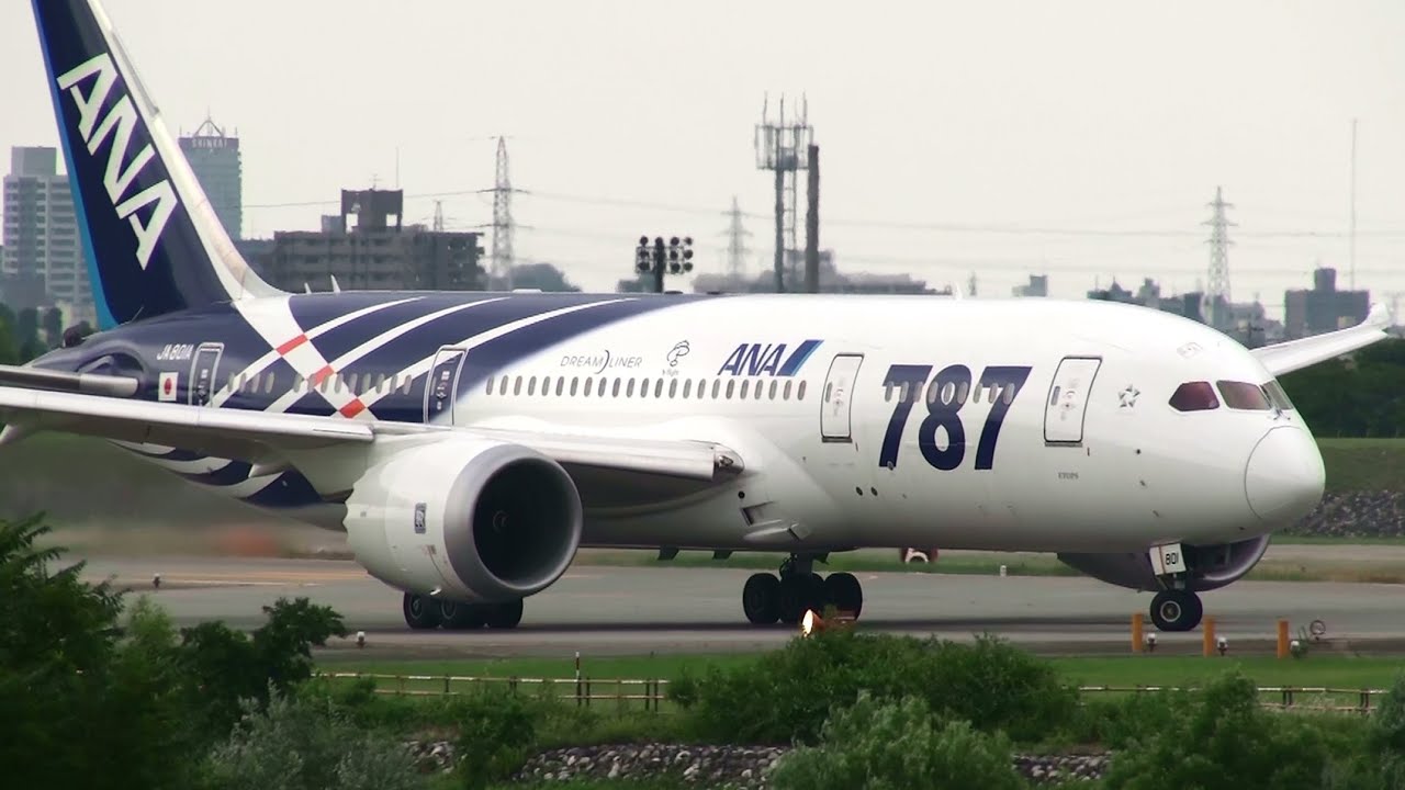 ANA's 787 Special Livery] ANA Boeing 787-8 Dreamliner JA801A TAKE
