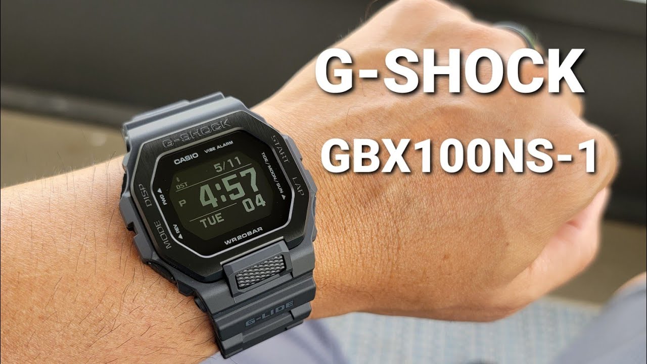 Casio g-shock gbx100ns-1 unboxing - YouTube