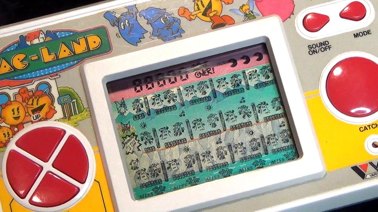 レトロ 液晶ゲーム】ナムコ パックランド パックマン 横スクロール
