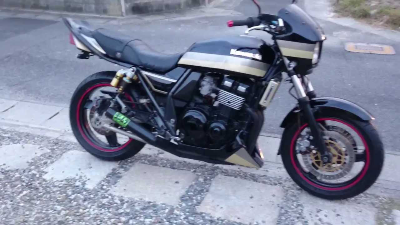 ZRX400 ショート管 kawasaki - YouTube