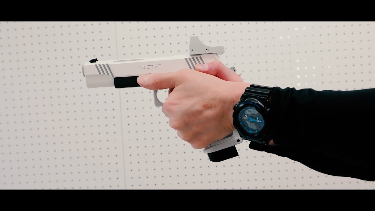 本日発売！】ガスブローバック『ハイキャパ ホワイト D.O.R』 - YouTube