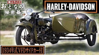 ヴィンテージ 日東科学 1/12 ハーレー・ダビッドソン w/サイドカー