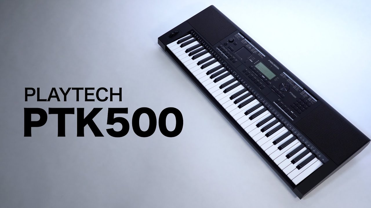PLAYTECH PTK500 ポータブルキーボード 61鍵 タッチパッド 電子
