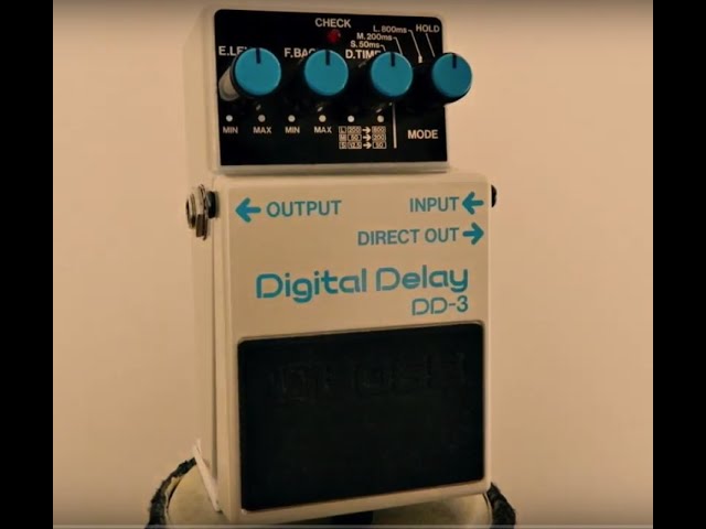 Boss DD-3 Digital Delay 1988 Made in Japan - YouTube