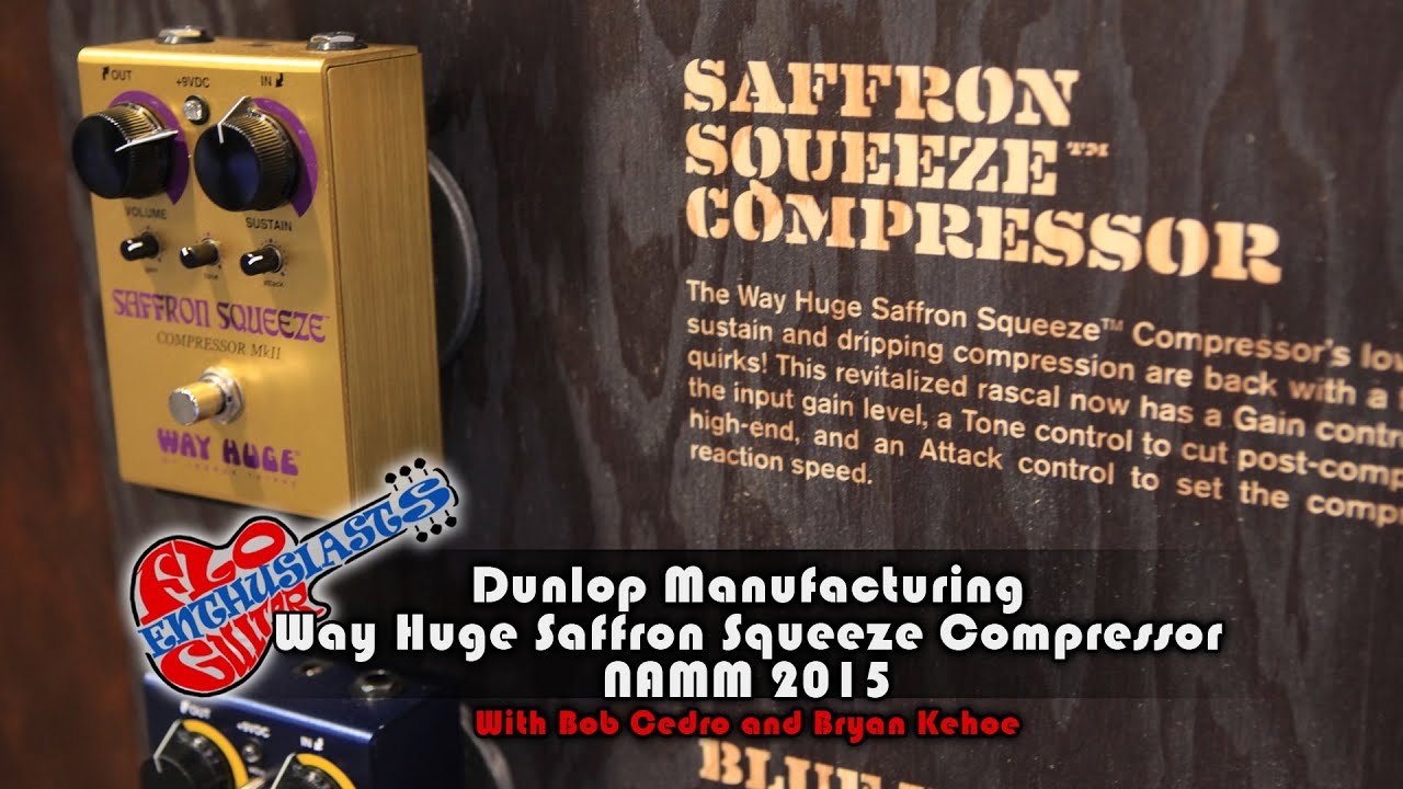 NAMM 2015: Way Huge Saffron Squeeze Compressor Demo with Bob Cedro