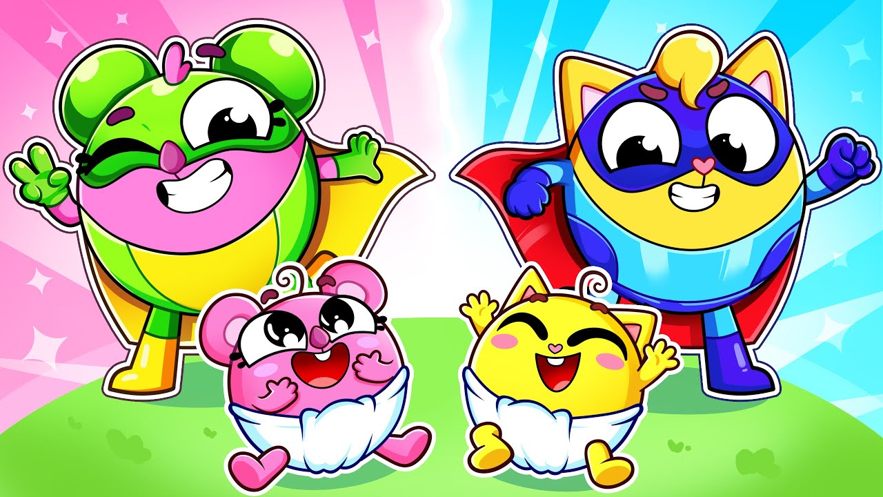 Superhero Brothers and Sisters💫Save The Day | Kids Songs