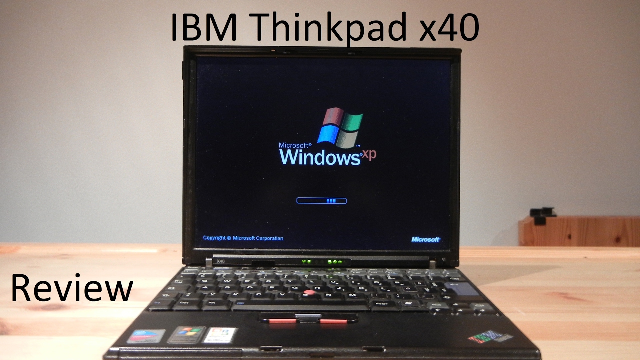 IBM Thinkpad x40 review Windows XP - YouTube