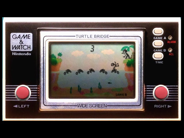 ゲームウォッチ タートルブリッジ TURTLE BRIDGE - YouTube