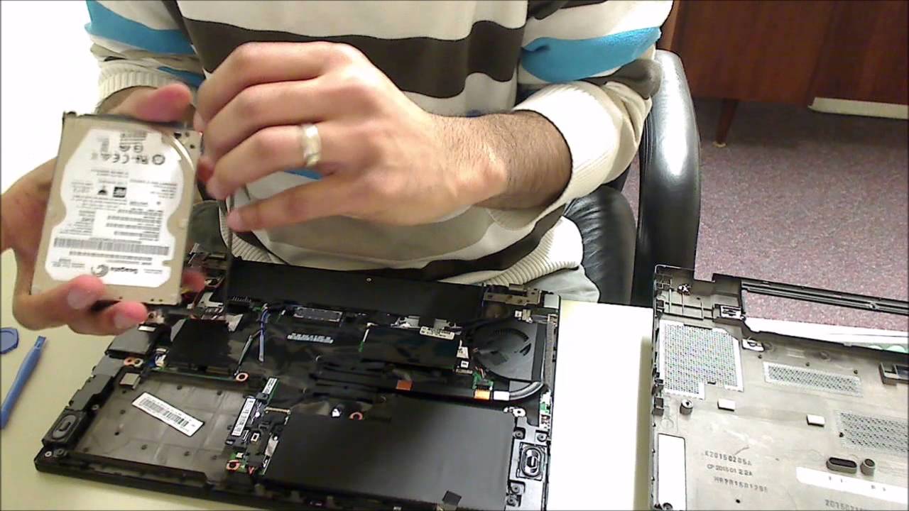 Lenovo Thinkpad T450s Laptop SSD/HD Replacement - YouTube