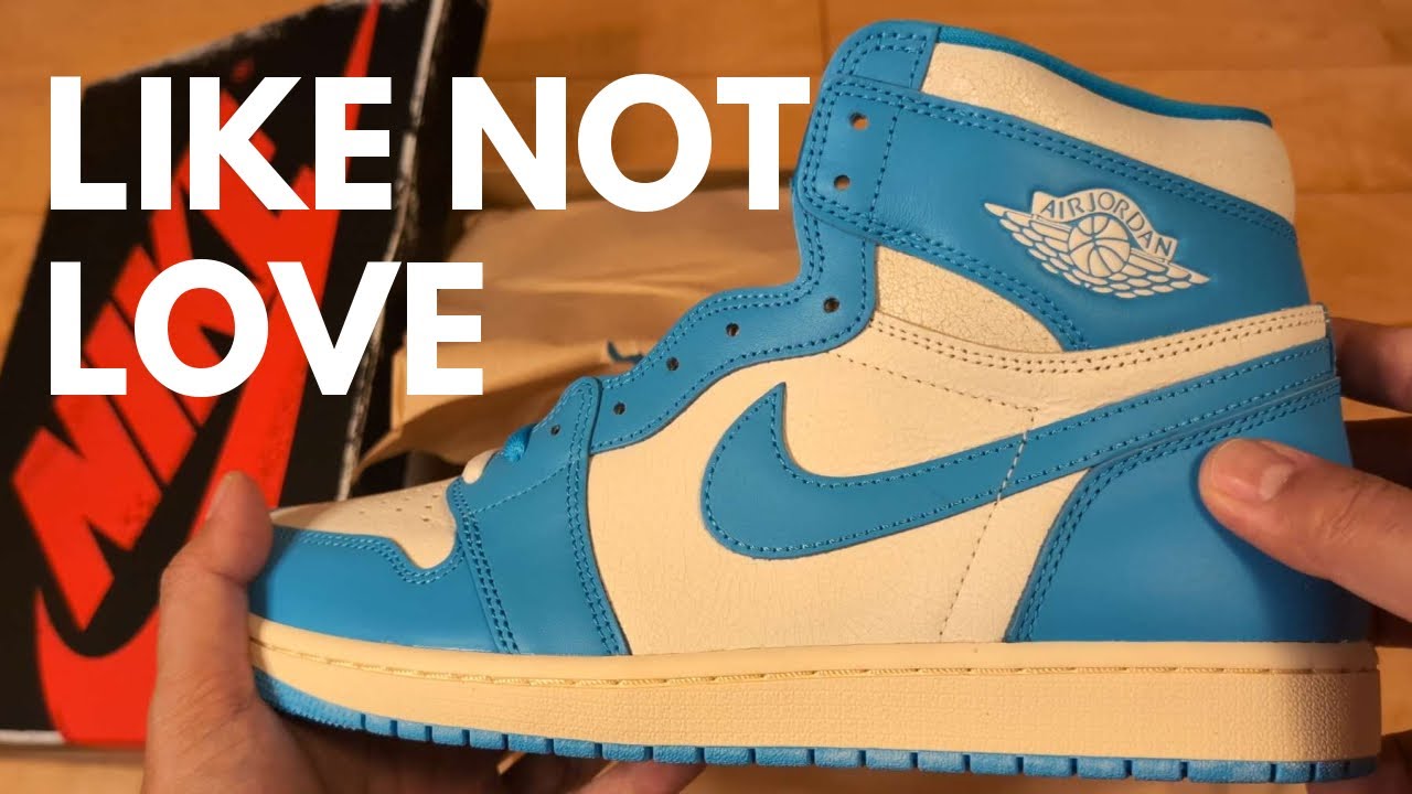UNBOXING Air Jordan 1 High OG UNC Reimagined - Wanted the True 85