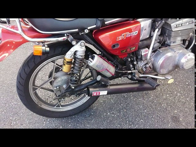 gt380オーナーも必見！gt550城北ムラカミ特注角管＋小細工で超快音