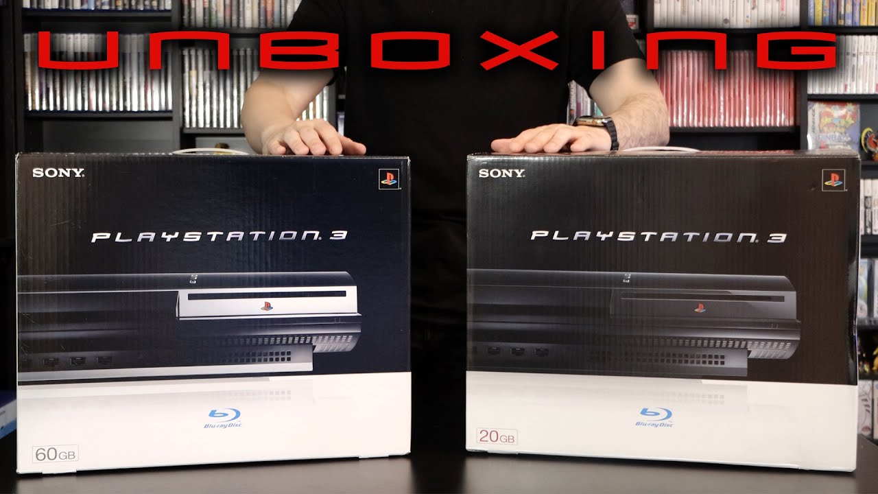 Unboxing NEW 60GB & 20GB PlayStation 3 Models - YouTube
