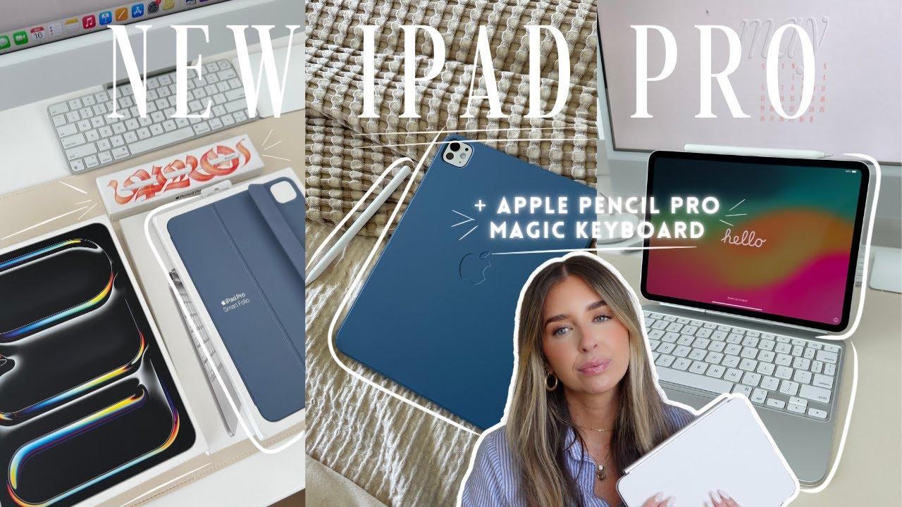 NEW iPad Pro M4, Apple Pencil Pro, New Magic Keyboard 🤯 Unboxing