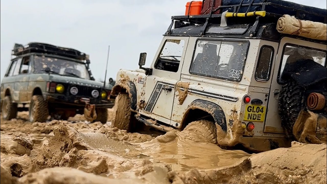 1/10 Scale RANGE ROVER Classic-SCX10 2|LAND ROVER DEFENDER 90