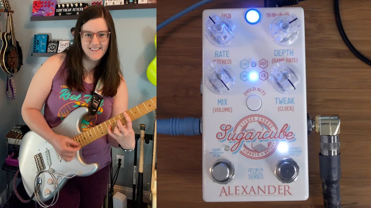 Alexander Sugarcube Stereo Chorus Demo and Review - YouTube