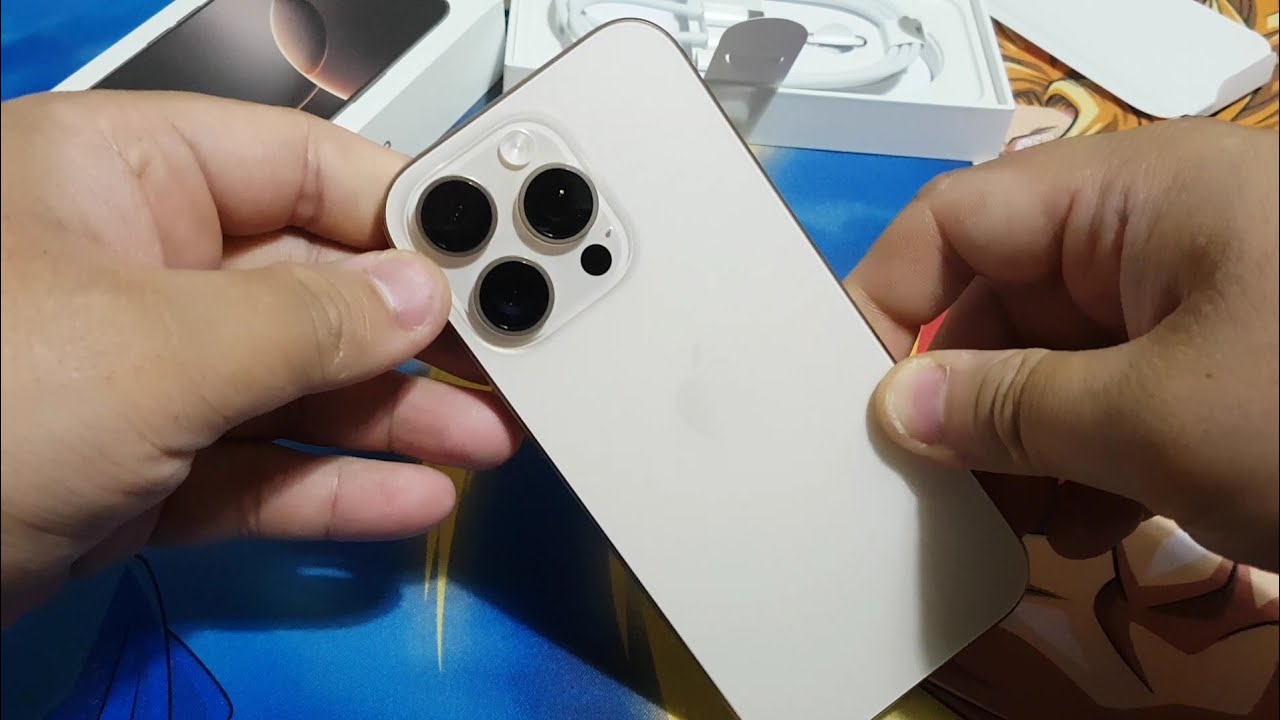 iPhone 16 Pro Desert Titanium 256 GB and Accessories Unboxing