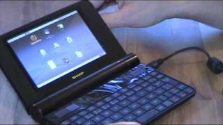 Sharp NetWalker PC-Z1 unboxing and hands-on - YouTube