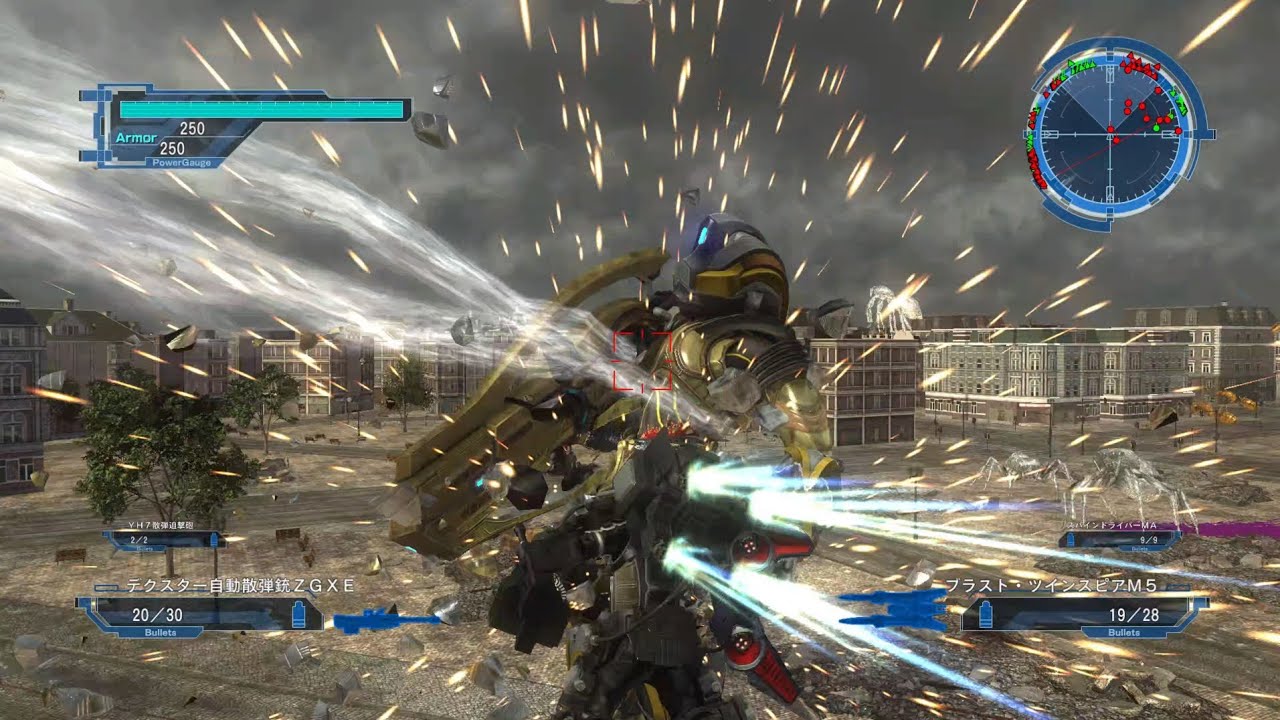 地球防衛軍5 DLC2 M7 対エイリアン5 INF 初期体力フェンサー - YouTube