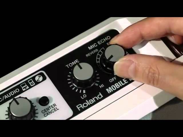 Roland MOBILE BA Battery Powered Stereo Amplifier Overview - YouTube