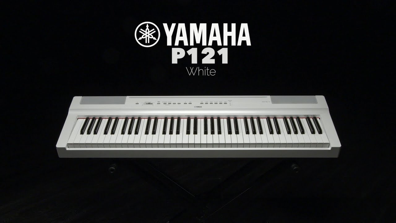 Yamaha P121 Digital Piano, White | Gear4music demo - YouTube