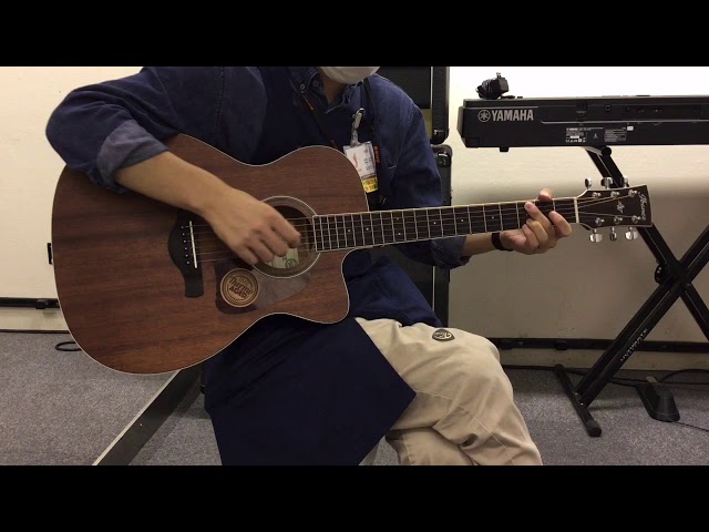 Ibanez AC340CE 試奏 - YouTube