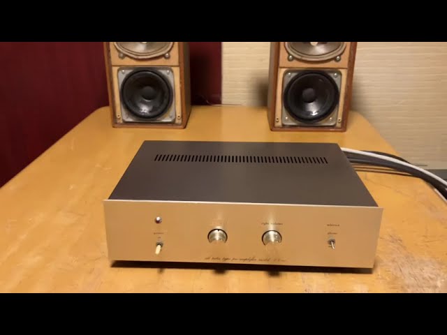 オーディオ視聴動画 三栄無線 真空管プリアンプ PR-100 RFT VEB