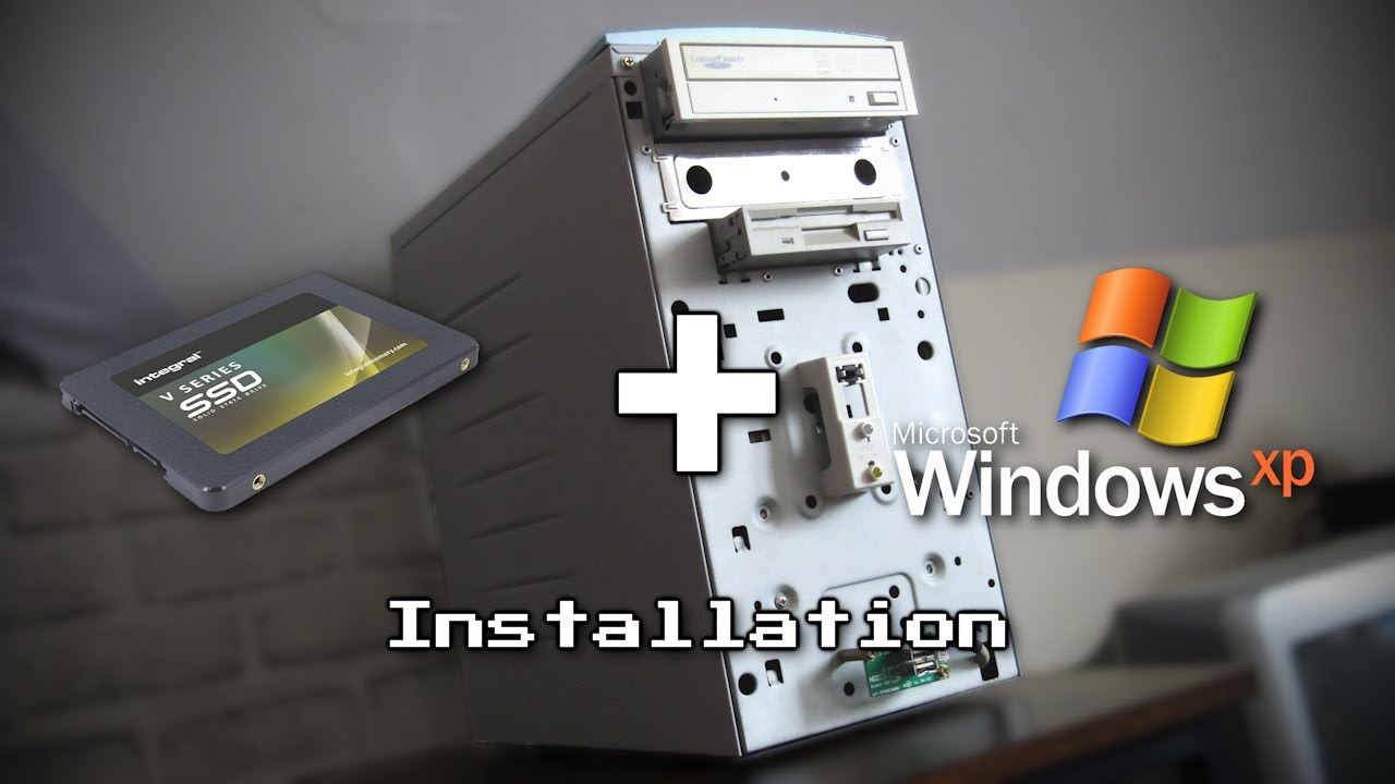 Installing an SSD and Windows XP on the Packard Bell Desktop PC